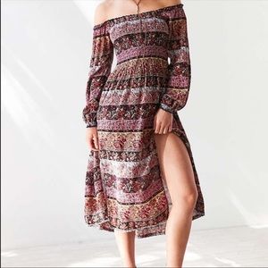 UO Kimchi Blue Prairie Princess Floral Dress